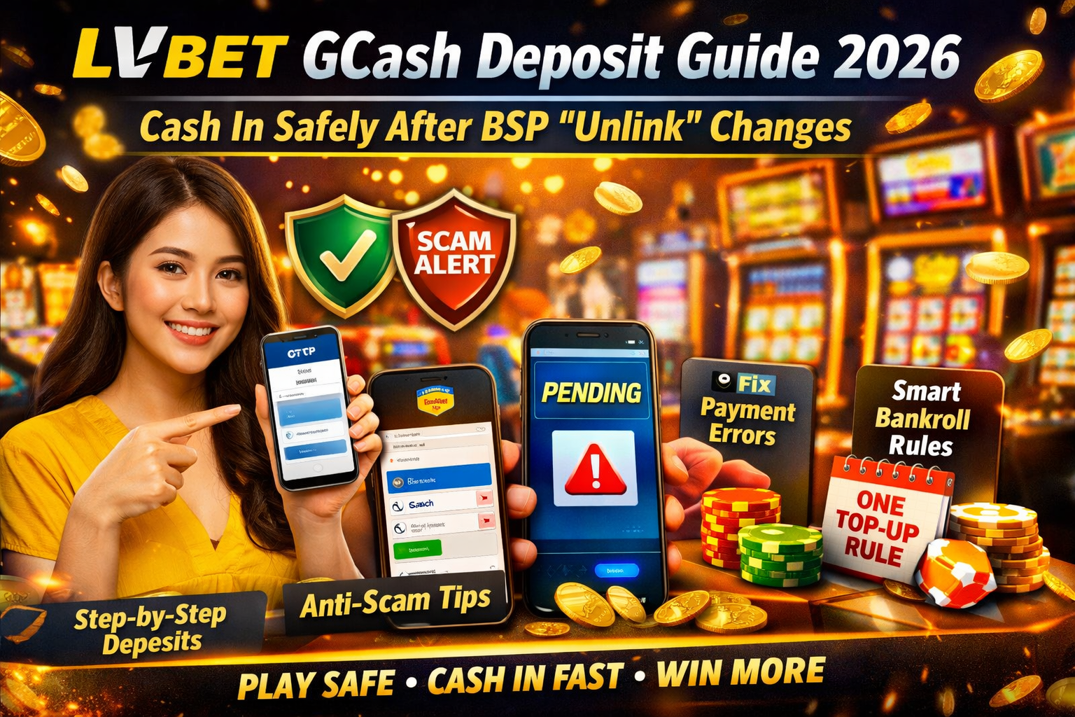LVBET GCash Deposit Guide 2026: How Filipino Players Cash In Safely After the BSP “Unlink” Changes
