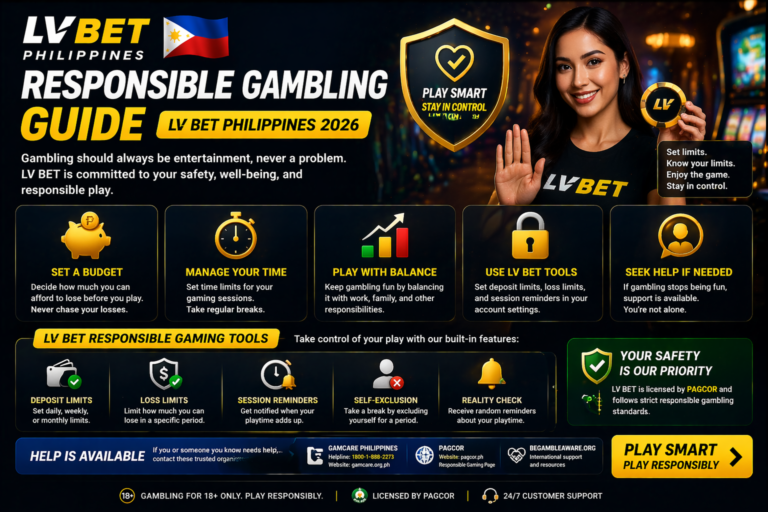 Responsible Gambling Guide: LV BET Philippines 2026 Responsible Gambling Guide: LV BET Philippines 2026